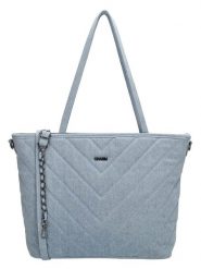Charm Shopper bag w kolorze błękitnym - 44 x 30 x 11 cm rozmiar: onesize. Niebieskie shopper bag Charm, bez wzorów, z materiału, na ramię, bez dodatków. Za 127.95 zł.