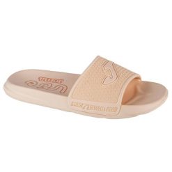 Klapki na basen damskie, S.Island Lady 24 SISLLS. Brązowe klapki Joma, bez wzorów, bez obcasa, bez zapięcia. Za 59.99 zł.