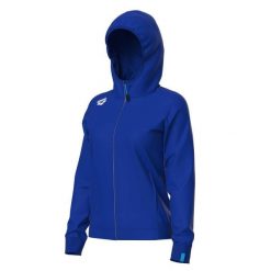 Bluza damska z kapturem Arena Team Panel. Czerwone bluzy z kapturem Arena, xs, bez wzorów, z bawełny, z kapturem, na fitness i siłownię. Za 364.20 zł.