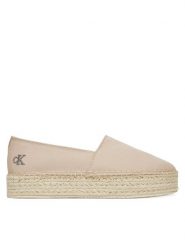 Calvin Klein Jeans Espadryle Flatform Esdparille Mg/Hdw YW0YW01737 Różowy. Czerwone espadryle Calvin Klein Jeans, bez wzorów, z jeansu, bez obcasa. Za 189.99 zł.