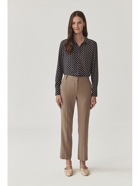 TATUUM Spodnie chino w kolorze szarobrązowym rozmiar: 40. Brązowe chinosy Tatuum, bez wzorów, z podwyższonym stanem. Za 161.73 zł.