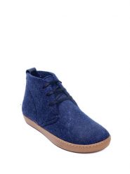 Comfortfusse Trzewiki "BlasWool" w kolorze granatowym rozmiar: 39. Niebieskie botki Comfortfüße, bez wzorów, z wełny, z okrągłym noskiem, bez obcasa, bez zapięcia. Za 334.23 zł.
