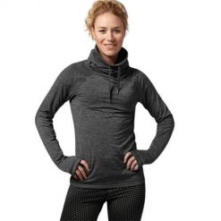 Bluza treningowa damska Reebok Z92279. Szare bluzy bez kaptura Reebok, l, bez wzorów, z materiału, bez kaptura, na fitness i siłownię. Za 183.00 zł.