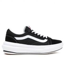 Tenisówki Vans Model Old Skool Overt Cc Kolor Czarny. Czarne trampki Vans, bez wzorów, z materiału, sportowe, bez zapięcia. Za 377.00 zł.