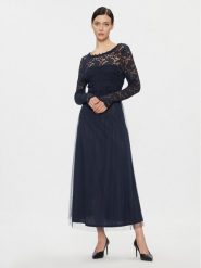 Vila Sukienka koktajlowa 14092774 Granatowy Regular Fit. Niebieskie sukienki Vila, bez wzorów, z syntetyku, wizytowe, bez kołnierzyka, bez ramiączek. Za 139.99 zł.