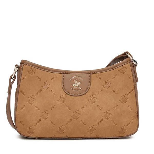 Torebka Beverly Hills Polo Club. Brązowe listonoszki Beverly Hills Polo Club, bez wzorów, bez dodatków. Za 179.99 zł.