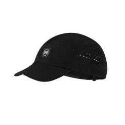 Czapka trekkingowa Speed Cap. Czarne czapki z daszkiem Buff, na lato, bez wzorów, z materiału, sportowe. Za 139.90 zł.