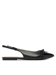 Caprice Baleriny 9-29401-46 Czarny. Czarne baleriny Caprice, bez wzorów, ze skóry, bez obcasa, bez zapięcia. Za 234.99 zł.