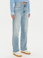 Tommy Jeans Jeansy Betsy DW0DW19610 Niebieski Loose Fit. Niebieskie jeansy Tommy Jeans, bez wzorów, z bawełny. Za 289.99 zł.