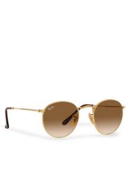 Ray-Ban Okulary przeciwsłoneczne 0RB3447 001/51 Złoty. Żółte okulary przeciwsłoneczne Ray-Ban, bez wzorów, z tworzywa sztucznego, złote. Za 599.99 zł.