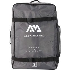 Plecak na kajaki jednoosobowe Aqua Marina. Szare plecaki Aqua Marina, bez wzorów, bez dodatków. Za 129.99 zł.