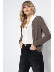 Perfect Cashmere Kaszmirowy kardigan "Amy" w kolorze brązowym rozmiar: XL. Brązowe swetry Perfect Cashmere, xl, bez wzorów, z kaszmiru, bez ramiączek. Za 347.81 zł.