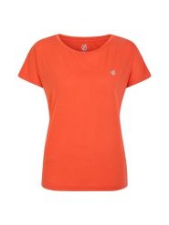 Dare 2b Koszulka sportowa "Persisting" w kolorze pomarańczowym rozmiar: 36. Pomarańczowe t-shirty sportowe Dare 2b, bez wzorów, z materiału, bez ramiączek, outdoorowe. Za 39.95 zł.