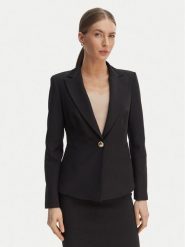 Rinascimento Marynarka CFC0128647003 Czarny Regular Fit. Czarne marynarki i żakiety Rinascimento, s, bez wzorów, z syntetyku, bez ramiączek. Za 679.99 zł.