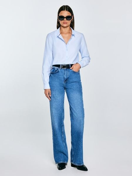 BIG STAR Koszula w kolorze błękitnym rozmiar: XL. Niebieskie koszule BIG STAR, xl, bez wzorów, retro, bez kołnierzyka, bez ramiączek. Za 97.99 zł.