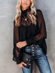 LA Angels Bluzka w kolorze czarnym rozmiar: L. Czarne bluzki LA Angels, l, bez wzorów, bez kołnierzyka, bez ramiączek. Za 143.90 zł.