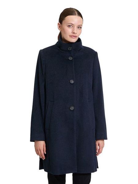 Betty Barclay Płaszcz w kolorze granatowym rozmiar: 42. Niebieskie płaszcze Betty Barclay, bez wzorów, z wełny, bez kaptura. Za 405.45 zł.