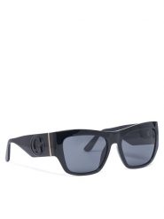 Guess Okulary przeciwsłoneczne GU00252 Czarny. Czarne okulary przeciwsłoneczne Guess, z aplikacjami, plastikowe. Za 479.99 zł.