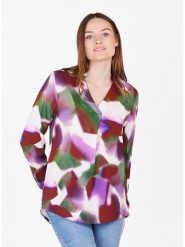 KEY LARGO Bluzka w kolorze fioletowo-oliwkowym rozmiar: XL. Brązowe bluzki KEY LARGO, xl, bez wzorów, z wiskozy, bez kołnierzyka, bez ramiączek. Za 52.05 zł.