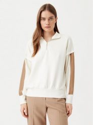 BOSS Bluza Dual 50535825 Écru Relaxed Fit. Bluzy Boss, s, bez wzorów, z syntetyku, bez kaptura. Za 339.99 zł.