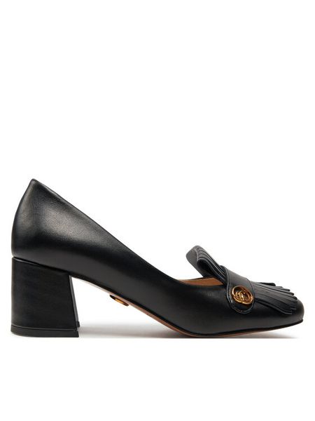 Baldowski Półbuty D01808-3960-020 Czarny. Czarne półbuty wsuwane Baldowski, bez wzorów, ze skóry, bez obcasa, na obcasie. Za 559.99 zł.