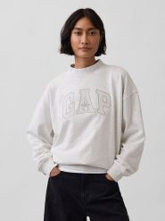 GAP Bluza w kolorze szarym rozmiar: S/M. Szare bluzy GAP, m, bez wzorów, bez ramiączek, bez kaptura. Za 141.85 zł.