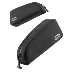 Torba rowerowa Rockbros na ramę na rurę górną. Czarne torebki klasyczne ROCKBROS, bez wzorów, sportowe, bez dodatków. Za 59.99 zł.