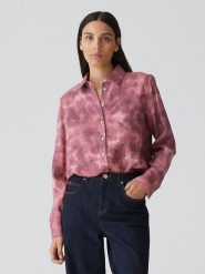 OPUS Koszula w kolorze jasnoróżowym rozmiar: 40. Różowe koszule Opus, bez wzorów, z wiskozy, bez kołnierzyka, bez ramiączek. Za 121.99 zł.