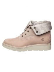 Timberland Skórzane botki "Keninstin" w kolorze beżowym rozmiar: 38,5. Brązowe botki Timberland, bez wzorów, bez obcasa, bez zapięcia. Za 380.16 zł.