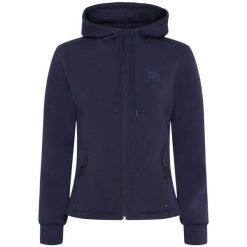 Bluza z kapturem z pełnym zamkiem błyskawicznym Catago Variana. Niebieskie bluzy z kapturem CATAGO, l, bez wzorów, z materiału, z kapturem, do jazdy konnej. Za 279.20 zł.
