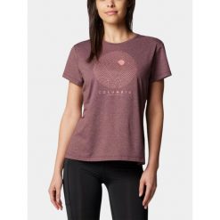 Koszulka Damska Columbia Sloan Ridge Graphic. Czerwone t-shirty sportowe Columbia, l, bez wzorów, z syntetyku, bez ramiączek. Za 179.00 zł.