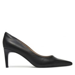 Szpilki Calvin Klein. Czarne szpilki Calvin Klein, bez wzorów, bez obcasa, na szpilce, bez zapięcia. Za 699.99 zł.