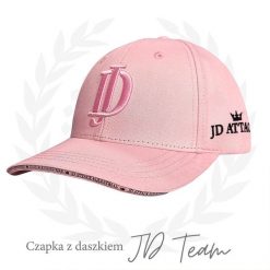 Czapka z daszkiem do jazdy konnej JD ATTACK Team. Niebieskie czapki z daszkiem JD ATTACK, bez wzorów, sportowe. Za 109.00 zł.