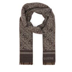 Szalik Guess. Brązowe szaliki i kominy Guess, z aplikacjami. Za 234.99 zł.