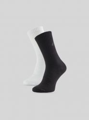 4F Skarpetki długie (2-pack) damskie - multikolor 35-38. Skarpetki 4f, bez wzorów, z bawełny. Za 49.99 zł.