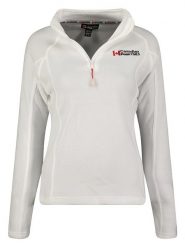 Canadian Peak Bluza polarowa "Tugeak" w kolorze białym rozmiar: XXL. Białe bluzy bez kaptura Canadian Peak, xxl, bez wzorów, z polaru, bez kaptura. Za 52.92 zł.