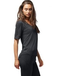 LaMunt Koszulka funkcyjna "Alexandra" w kolorze czarnym rozmiar: 36. Czarne t-shirty sportowe LaMunt, bez wzorów, z materiału, bez ramiączek, outdoorowe. Za 153.71 zł.