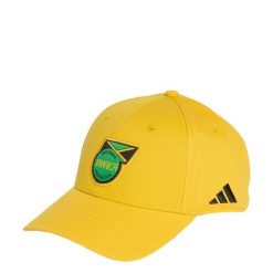 Czapka z daszkiem Jamajka 26 x Bob Marley. Czarne czapki z daszkiem adidas, z aplikacjami, z bawełny, eleganckie. Za 99.95 zł.