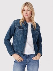 G-Star Raw Kurtka jeansowa Burten Stretch D20051-C911-C767 Granatowy Regular Fit. Niebieskie kurtki G-Star Raw, m, bez wzorów, z bawełny, retro, bez kaptura. Za 399.99 zł.