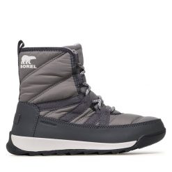 Śniegowce Sorel. Szare śniegowce Sorel, bez wzorów, bez zapięcia. Za 649.99 zł.