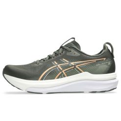 Buty Do Biegania Asics Gel-Kayano 33 Dorosłych. Zielone buty do biegania ASICS, bez wzorów, z gumy, bez zapięcia, do biegania, asics gel kayano. Za 933.55 zł.