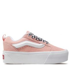 Tenisówki Vans. Czerwone trampki Vans, bez wzorów, bez zapięcia. Za 269.99 zł.