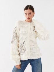 TWINSET Kardigan 232TP3130 Écru Regular Fit. Swetry Twinset, xxl, bez wzorów, z syntetyku, bez ramiączek. Za 1,439.00 zł.