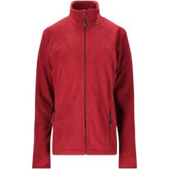 Polar damski Whistler Cocoon. Czerwone bluzy z polaru WHISTLER, bez wzorów, z polaru, trekkingowe. Za 149.99 zł.