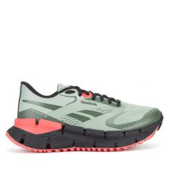 Buty do biegania Reebok. Zielone buty do biegania Reebok, bez wzorów, bez zapięcia, do biegania. Za 639.99 zł.