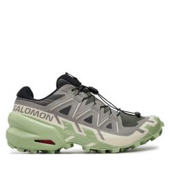 Buty do biegania Salomon. Szare buty do biegania Salomon, bez wzorów, bez zapięcia, do biegania, salomon speedcross. Za 459.99 zł.