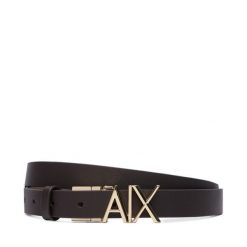 Pasek Armani Exchange. Brązowe paski Armani Exchange, bez wzorów. Za 329.99 zł.