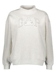 GAP Bluza w kolorze jasnoszarym rozmiar: S/M. Szare bluzy GAP, m, bez wzorów, bez kaptura. Za 214.95 zł.
