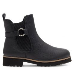 Botki Sergio Bardi. Czarne botki Sergio Bardi, bez wzorów, bez obcasa, na płaskiej podeszwie, bez zapięcia. Za 174.99 zł.