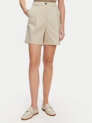 Tommy Hilfiger Bermudy WW0WW44764 Beżowy Relaxed Fit. Brązowe szorty Tommy Hilfiger, bez wzorów, z bawełny. Za 309.99 zł.